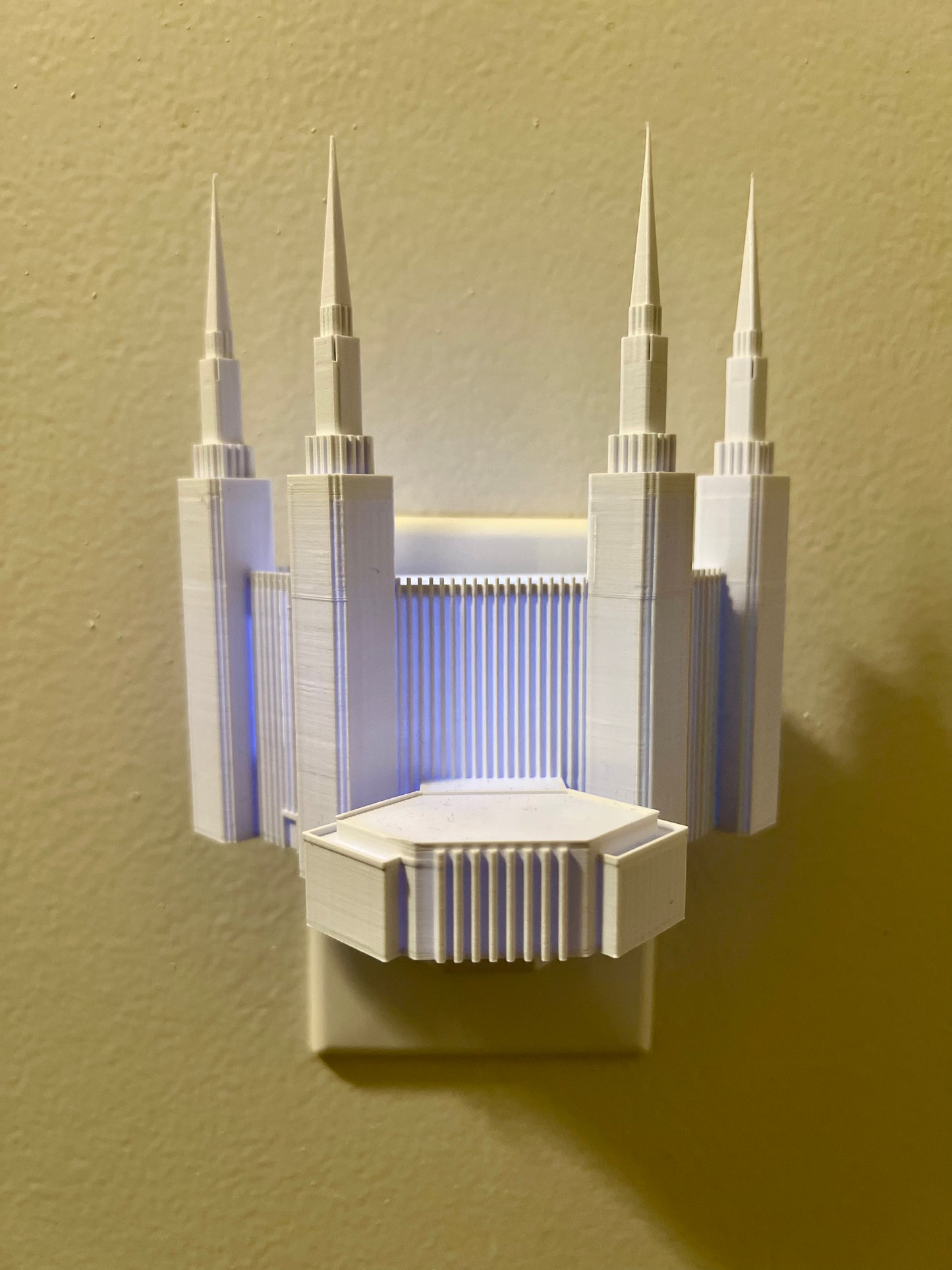 Washington DC Temple Night Light