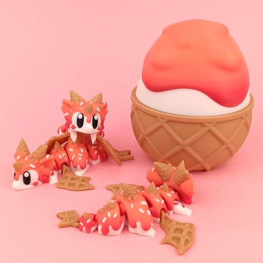 Ice Cream Dragon W/ Egg