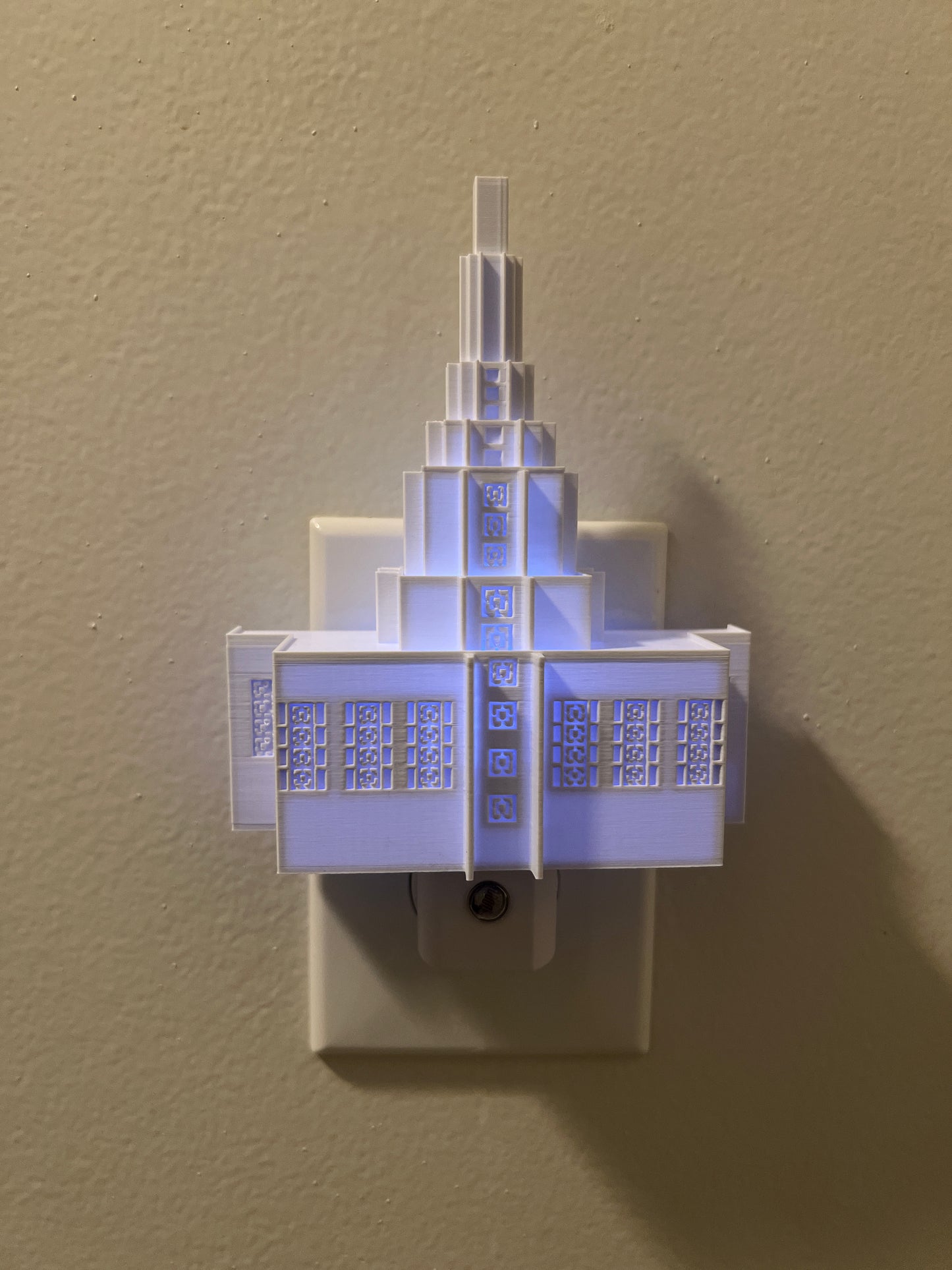 Idaho Falls Idaho Temple Night Light