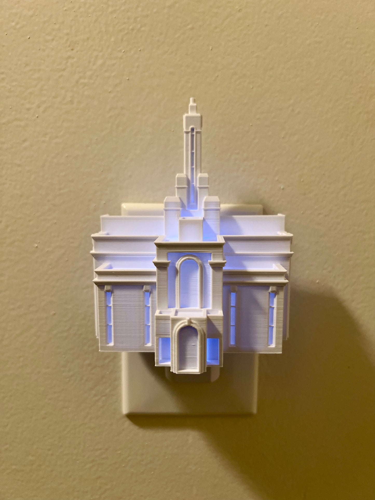 Mt. Timpanogos Utah Temple Night Light