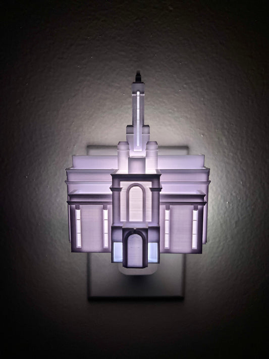 Mt. Timpanogos Utah Temple Night Light